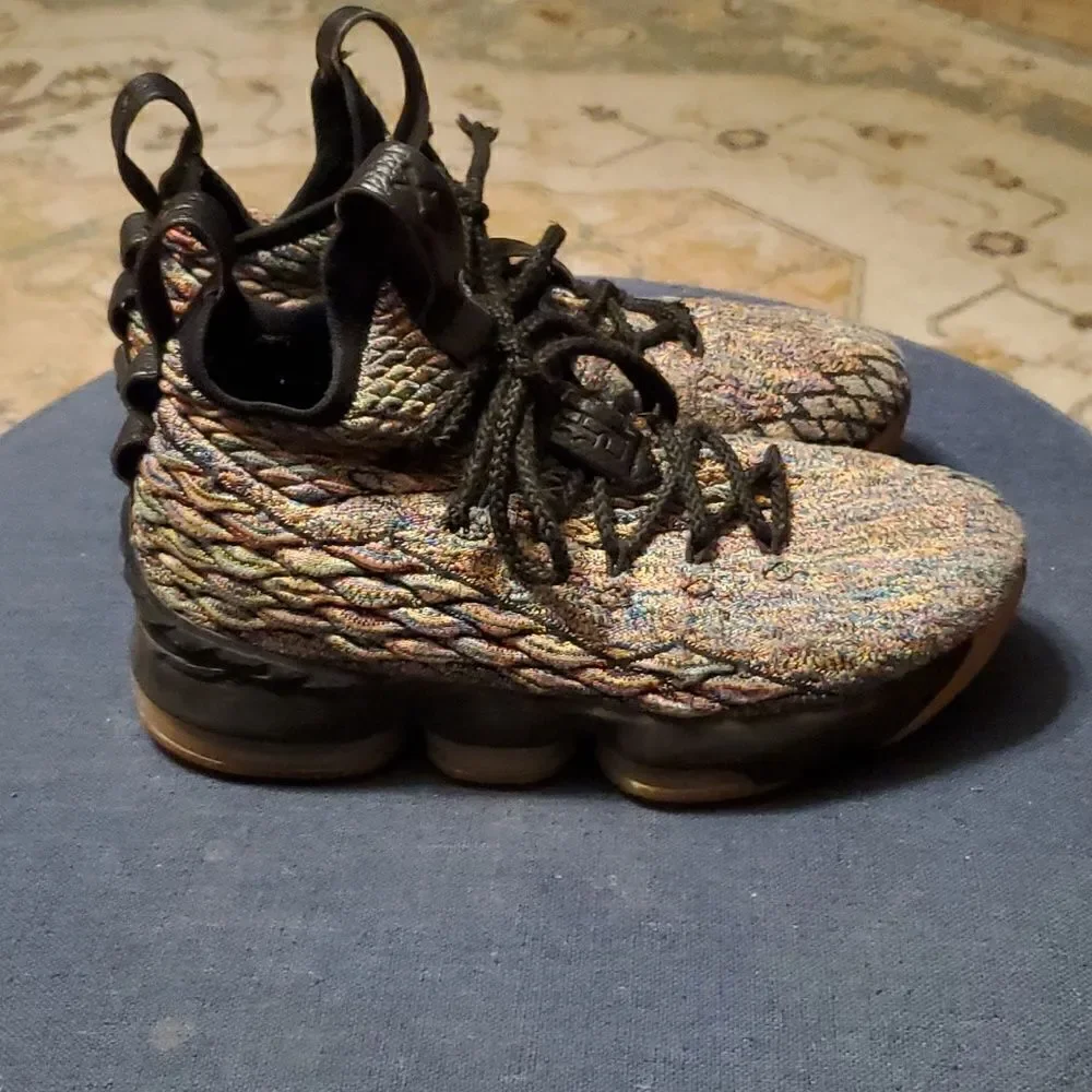 2018‎ Nike Lebron 15 XV Size 5.5 Y Sneakers Four Horseman Fruity Pebbles Shoes
